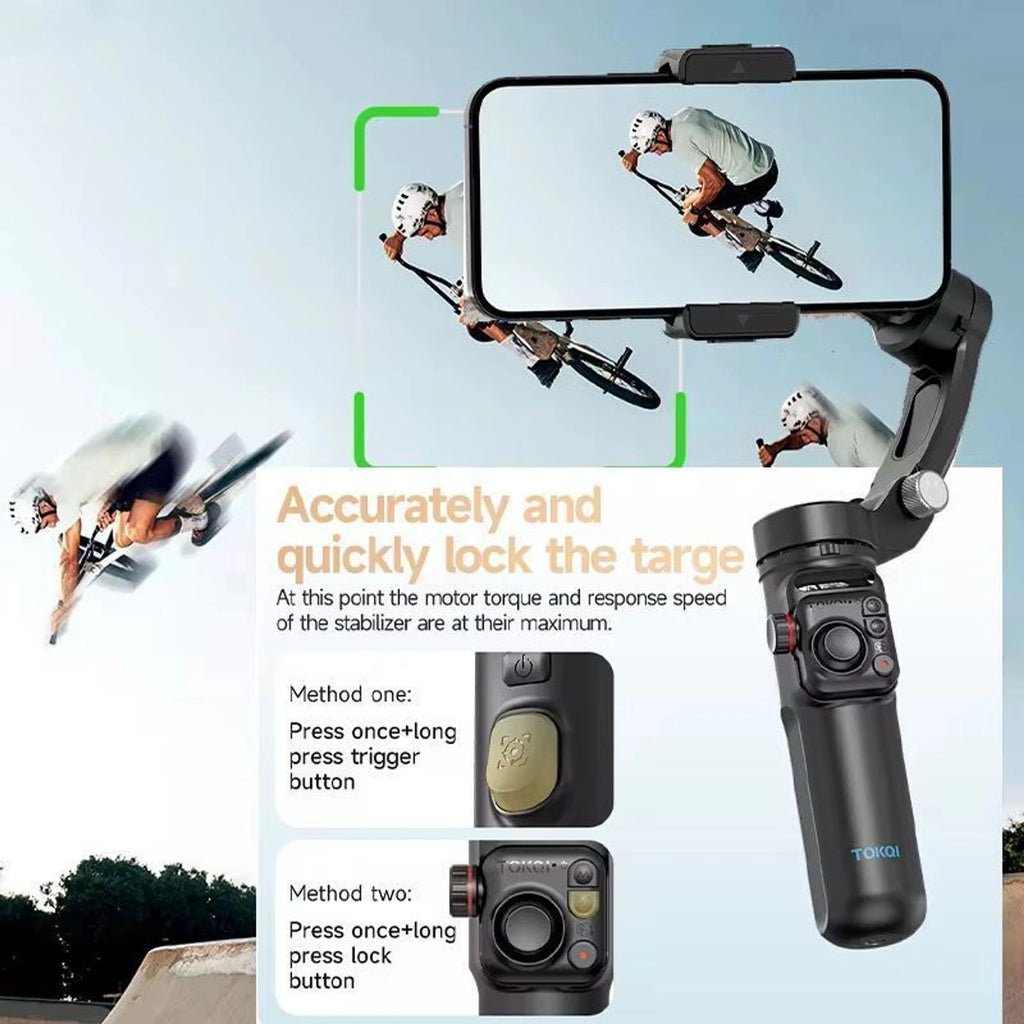 TOKQI M02 3-Axis Smartphone Gimbal Stabilizer