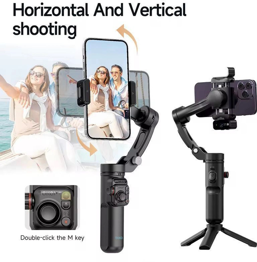 TOKQI M02 3-Axis Smartphone Gimbal Stabilizer