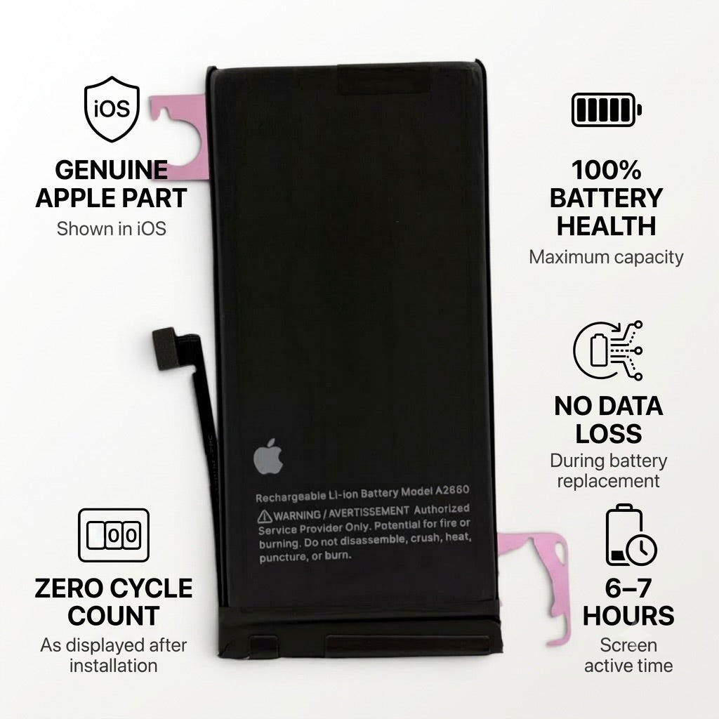 iPhone 13 mini battery (2,406 mAh)