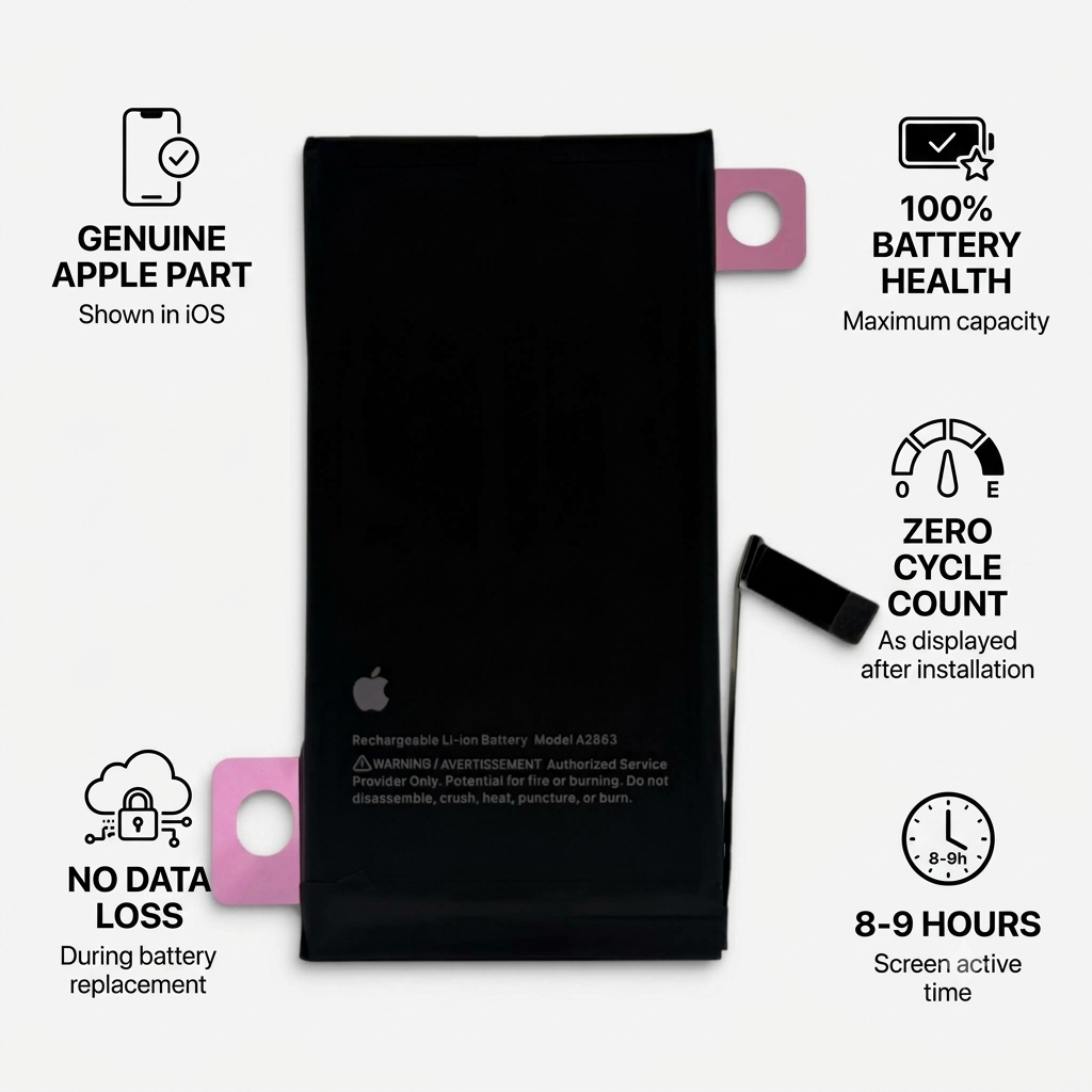 iPhone 14 battery (3,279 mAh)