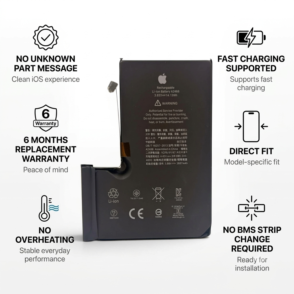 iPhone 12 Pro Max battery (3,687 mAh)