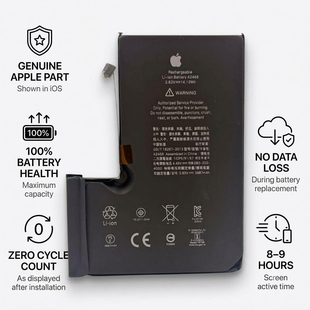 iPhone 12 Pro Max battery (3,687 mAh)