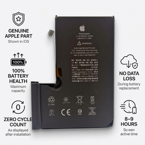 iPhone 12 Pro Max battery (3,687 mAh)