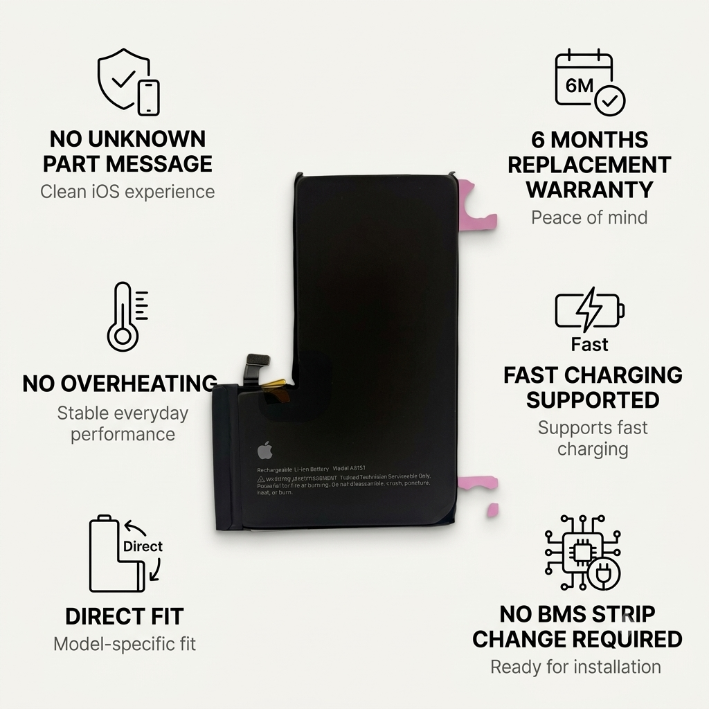 iPhone 15 pro max battery (4,441 mAh)